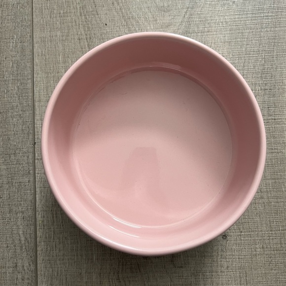 Pink Dog Bowl with Black Bone Design - Picture 6 of 7